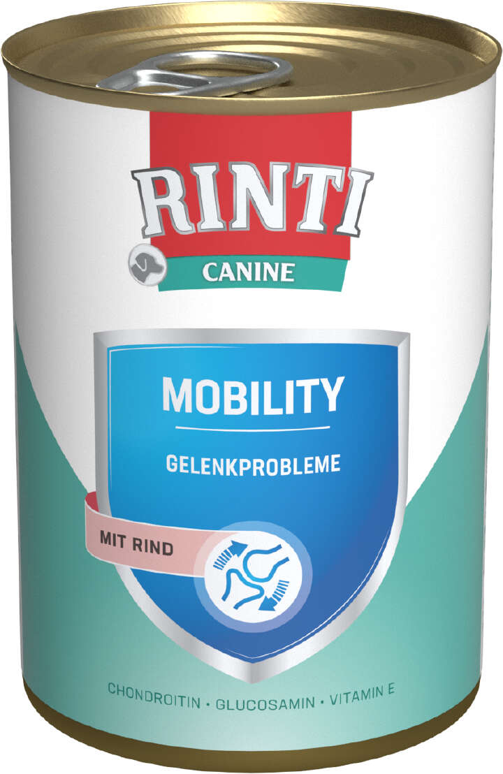 RINTI Hunde-Nassfutter Canine Mobility Rind